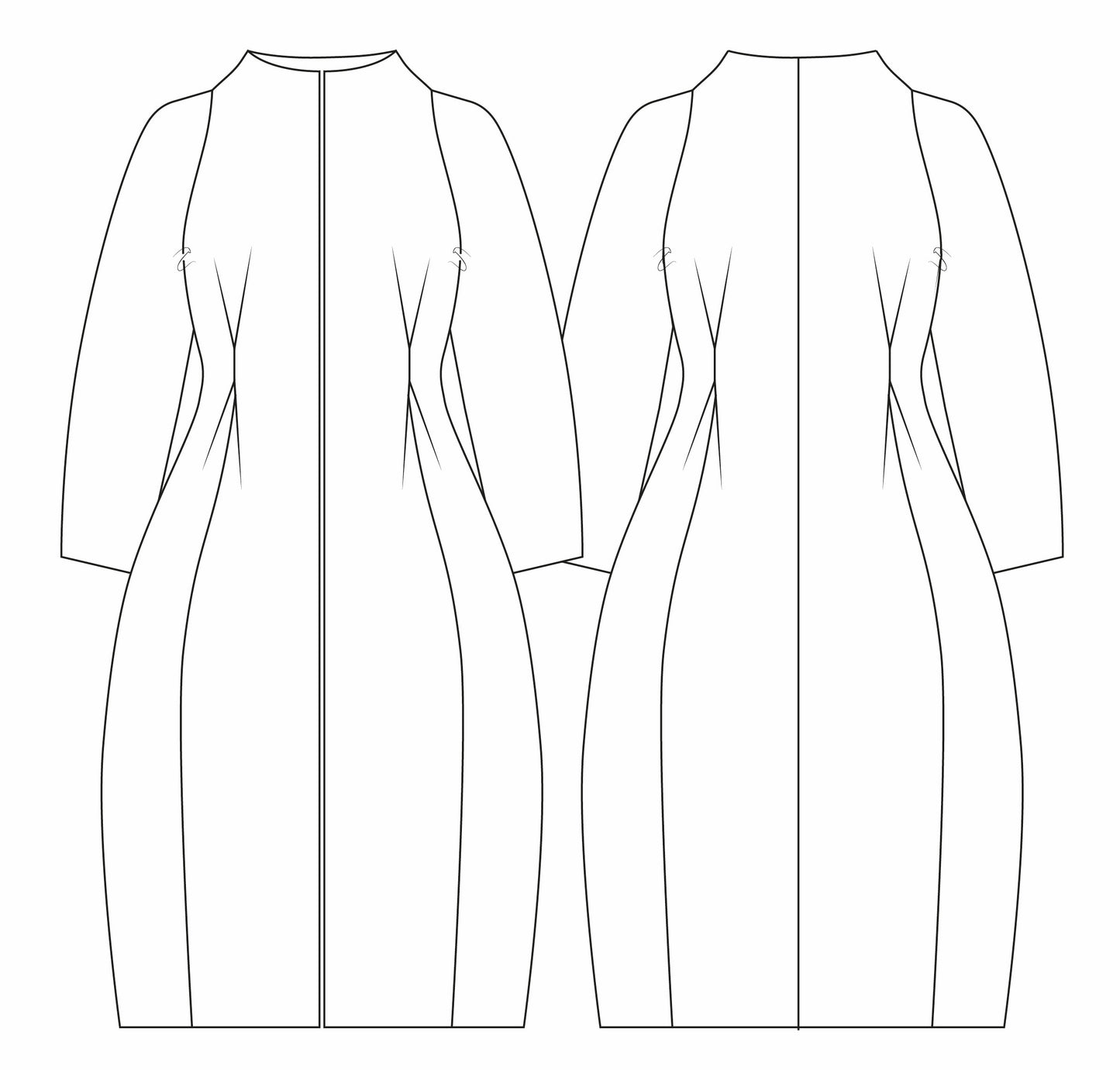 The Long Frink in Small Brown Check Lovat Tweed