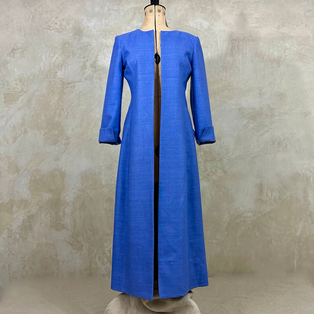 The Biffin Coat in Silk Matka