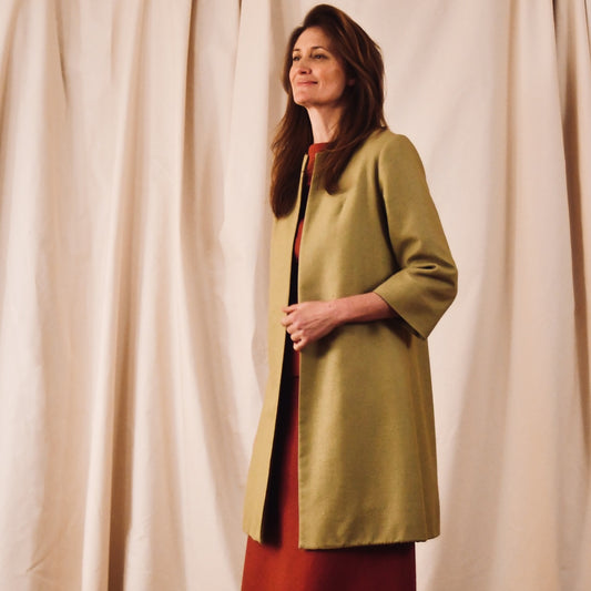 Summer Trapeze Coat - Side View