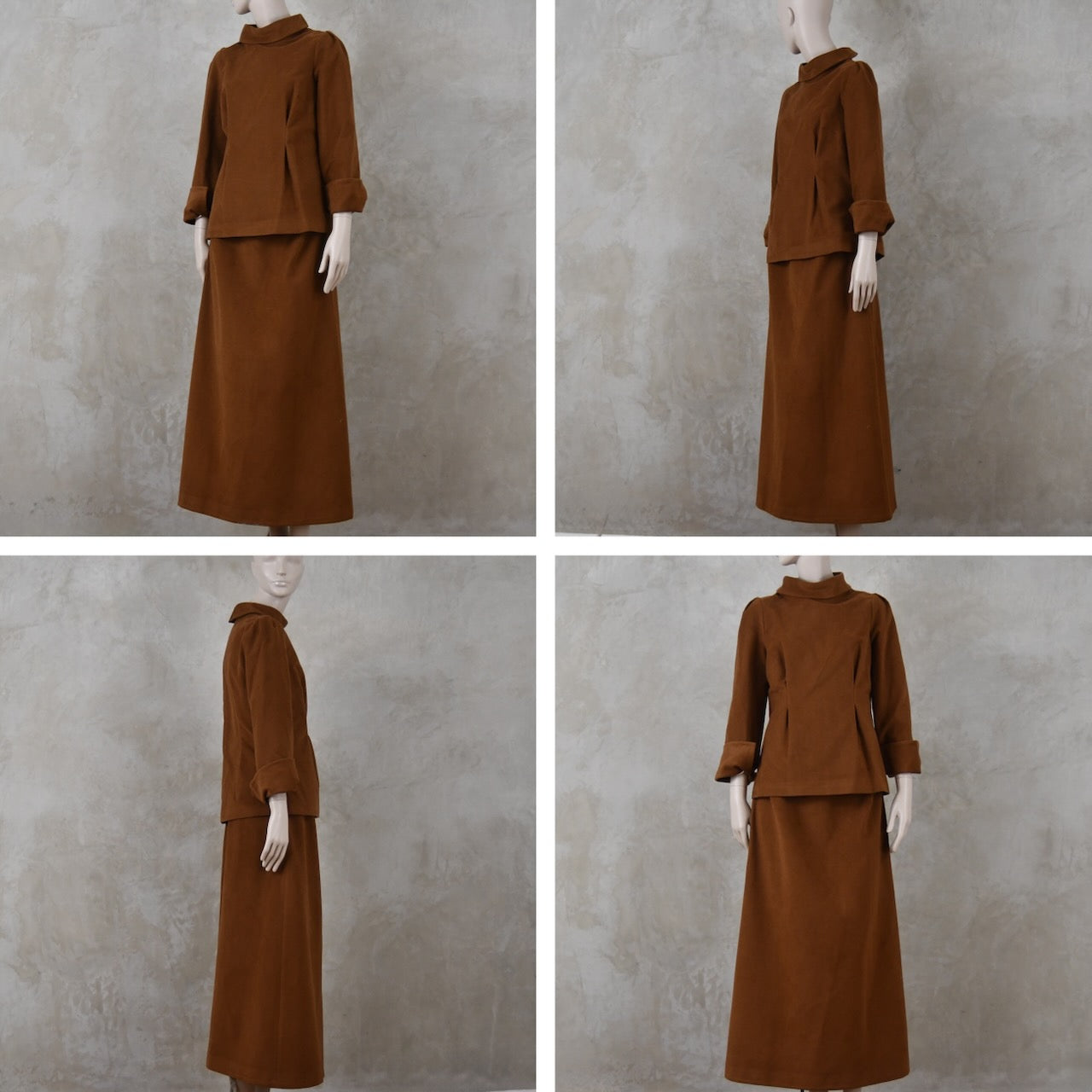 La Blusa Túnica Entallada de Terciopelo