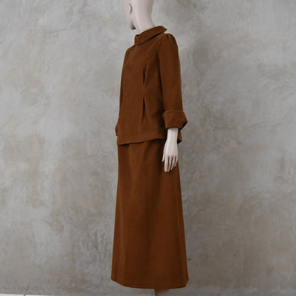 La Blusa Túnica Entallada de Terciopelo