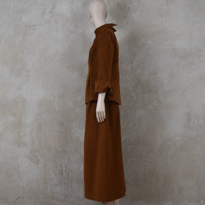 La Blusa Túnica Entallada de Terciopelo