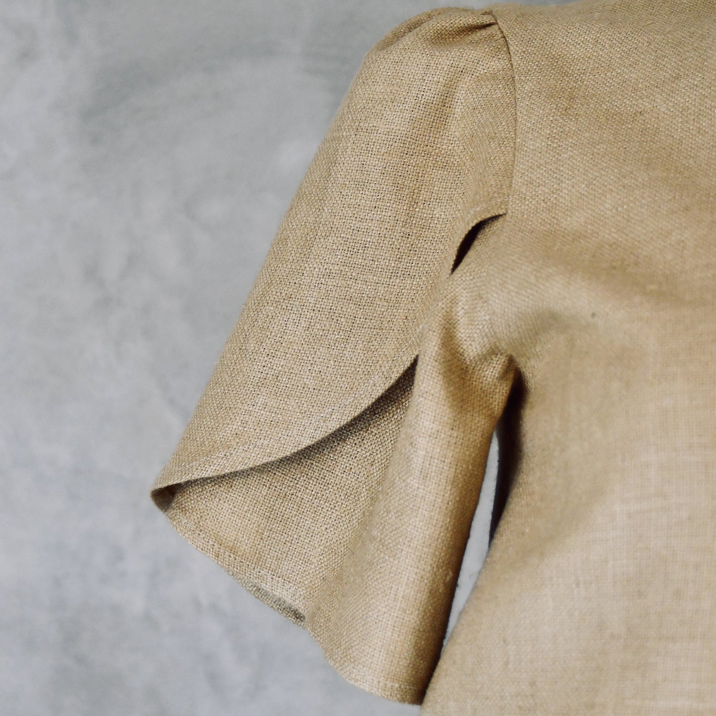 Sleeve Detail Tulip Top