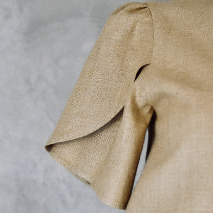 Sleeve Detail Tulip Top