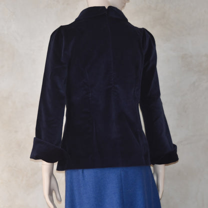 The Tailored Tunic Top Blouse in Velvet