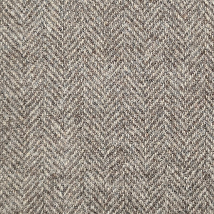 the john coat in fawn merino herringbone flannel image 9