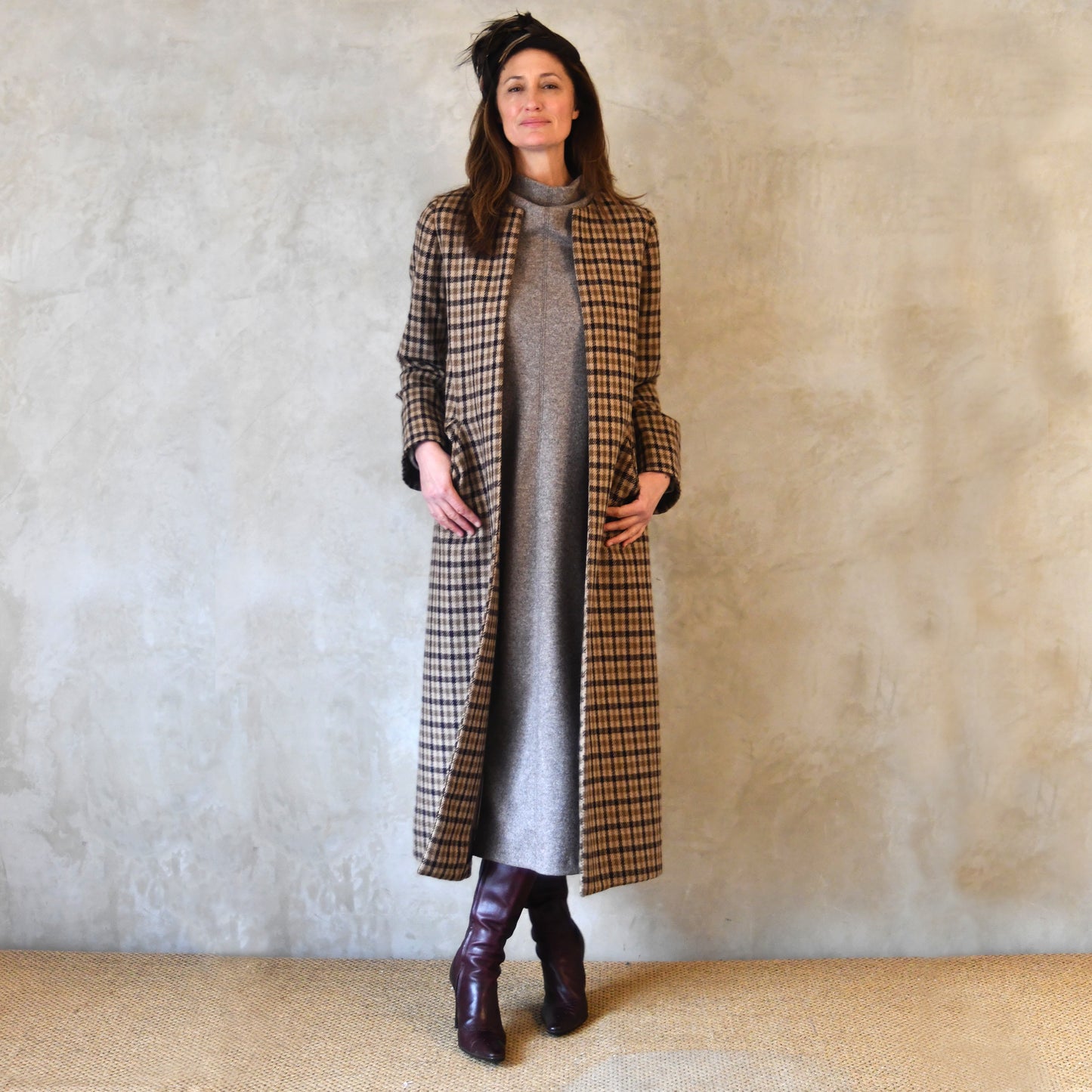 the carrington in fox flannel gunclub check image 0