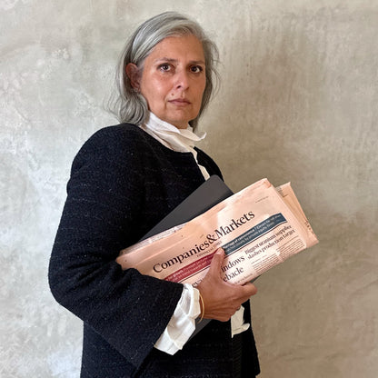 the boyce coat in black metallic boucle image 2