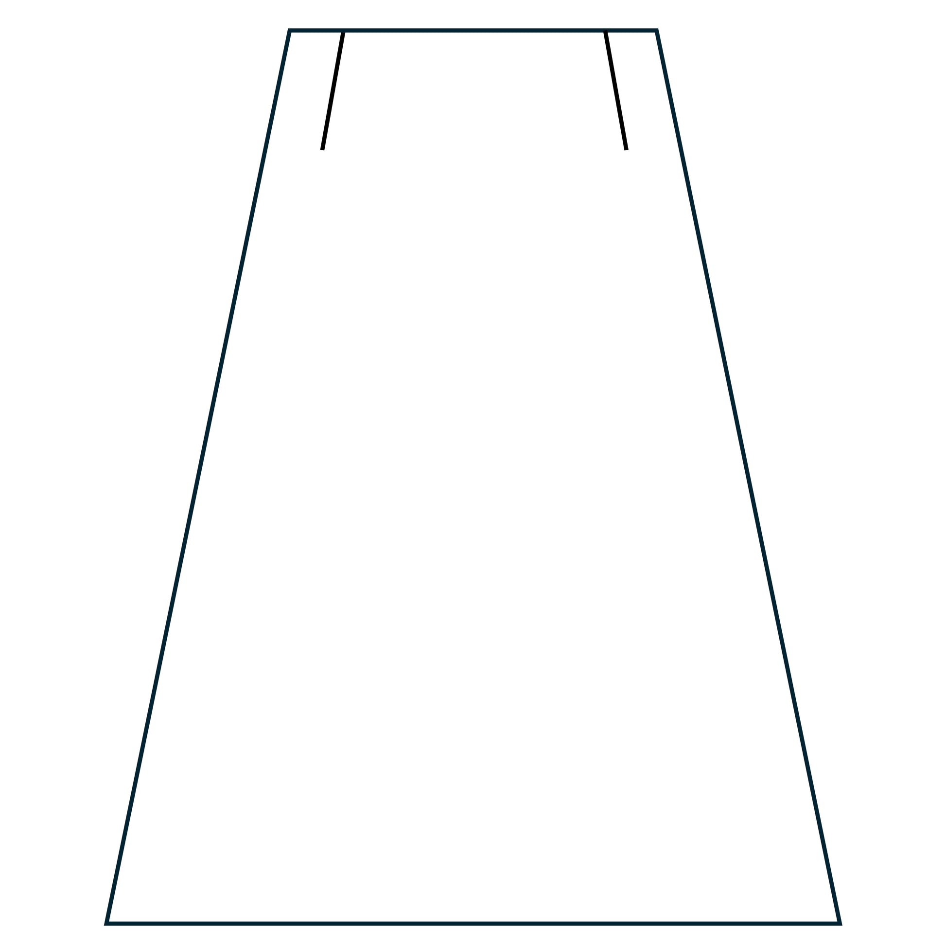 Simple A Line Skirt tyle Diagram