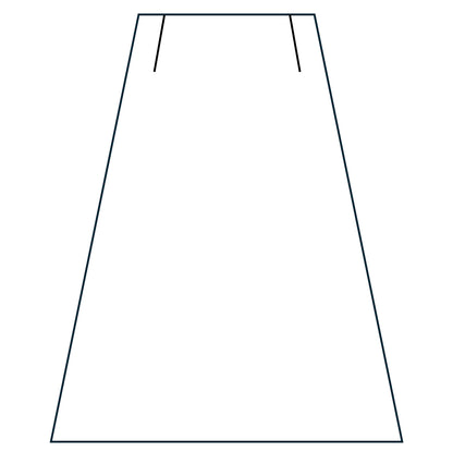 Simple A Line Skirt tyle Diagram