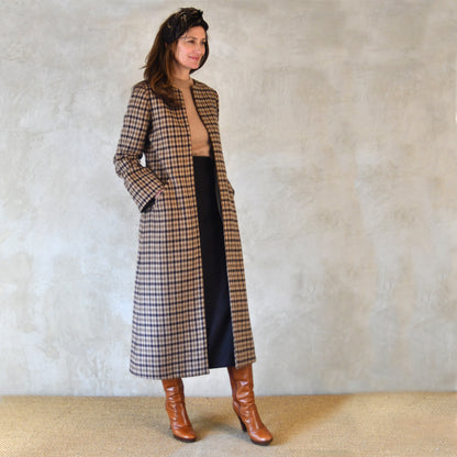 the carrington coat in gunclub check image 0