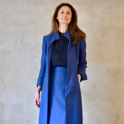 the biffin in french blue merino flannel image 0