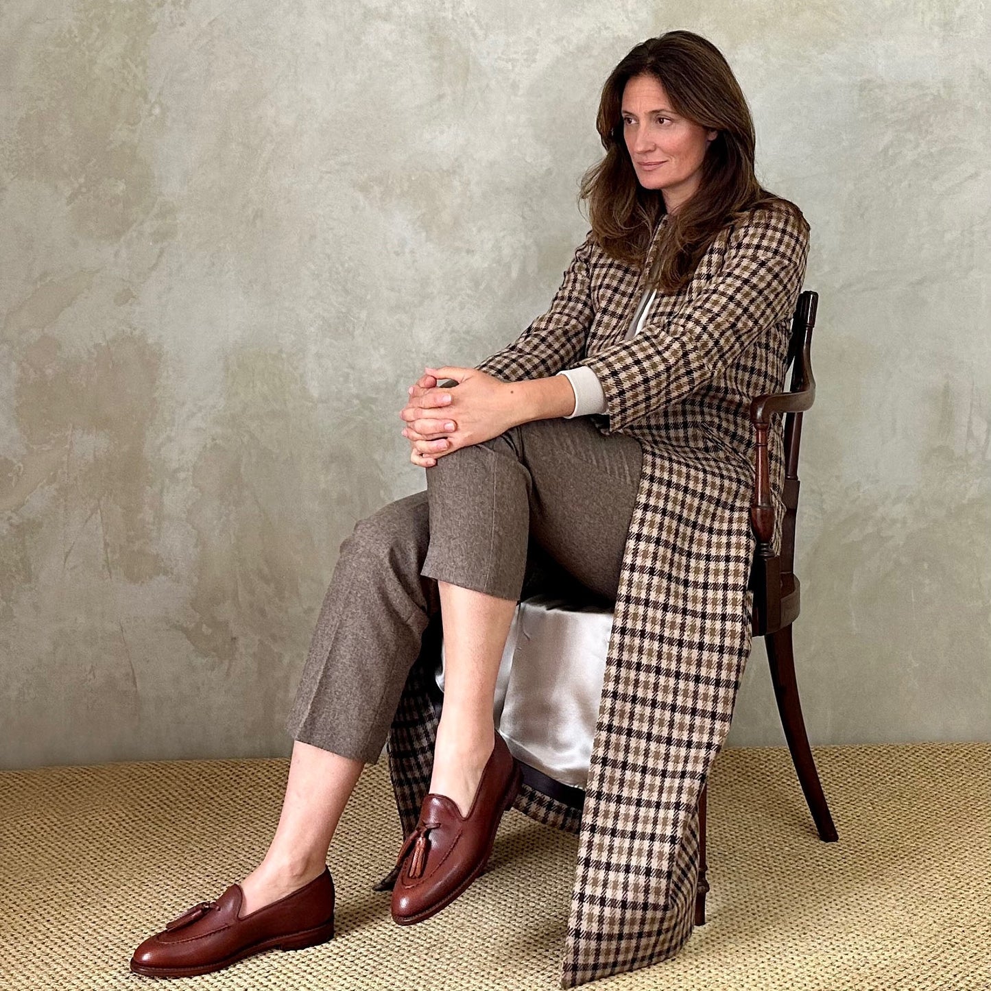 the carrington in fox flannel gunclub check image 2